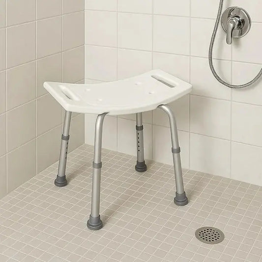 Non-Slip Light Weight with Adjustable Height Shower Stool Joey&Viggy
