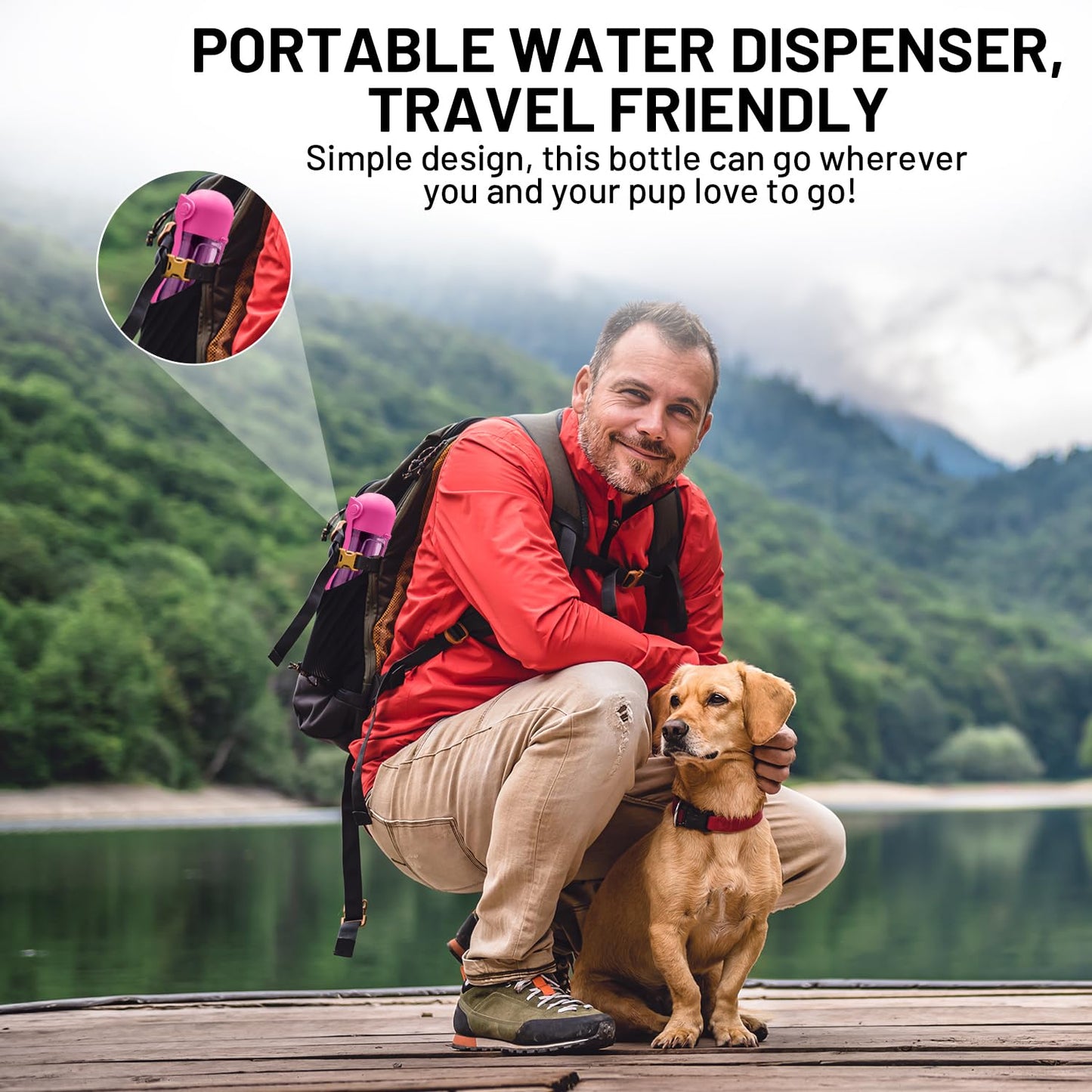 All in One Portable Pet Water Bottles
