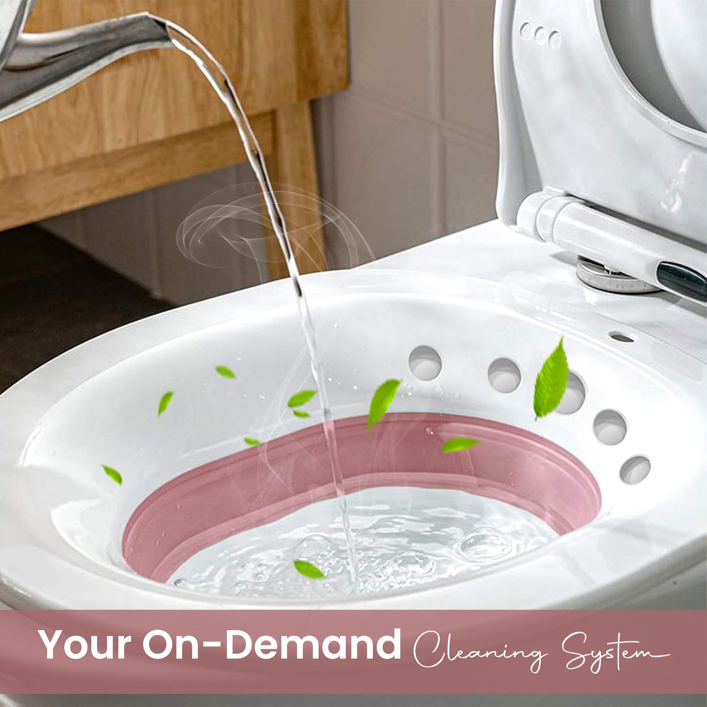 Sitz Bath for Hemorrhoid Relief, Postpartum Care & Personal Hygiene