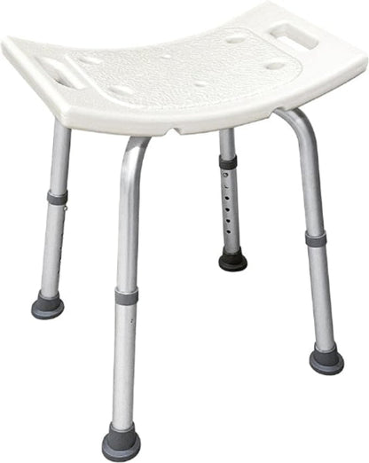Non-Slip Light Weight with Adjustable Height Shower Stool