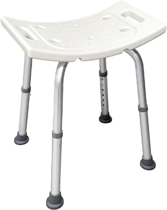 Non-Slip Light Weight with Adjustable Height Shower Stool