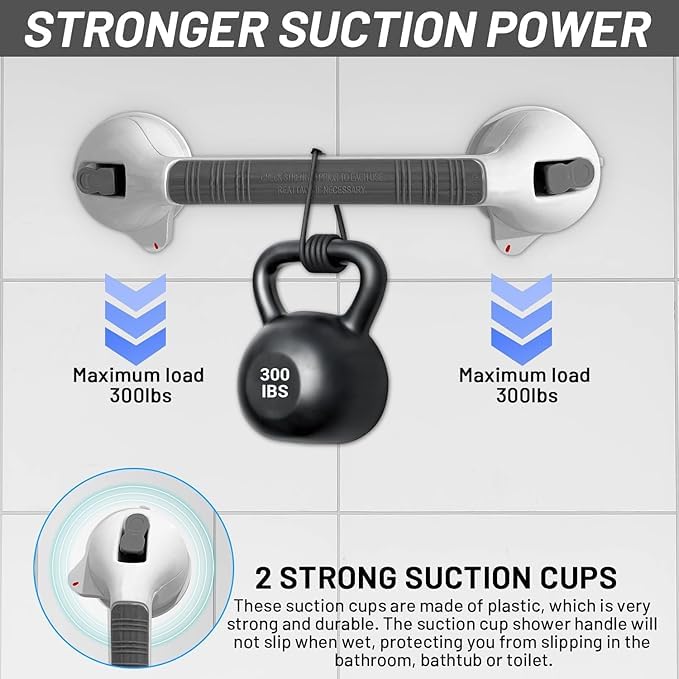 40cm Super Suction Heavy Duty Grab Rails