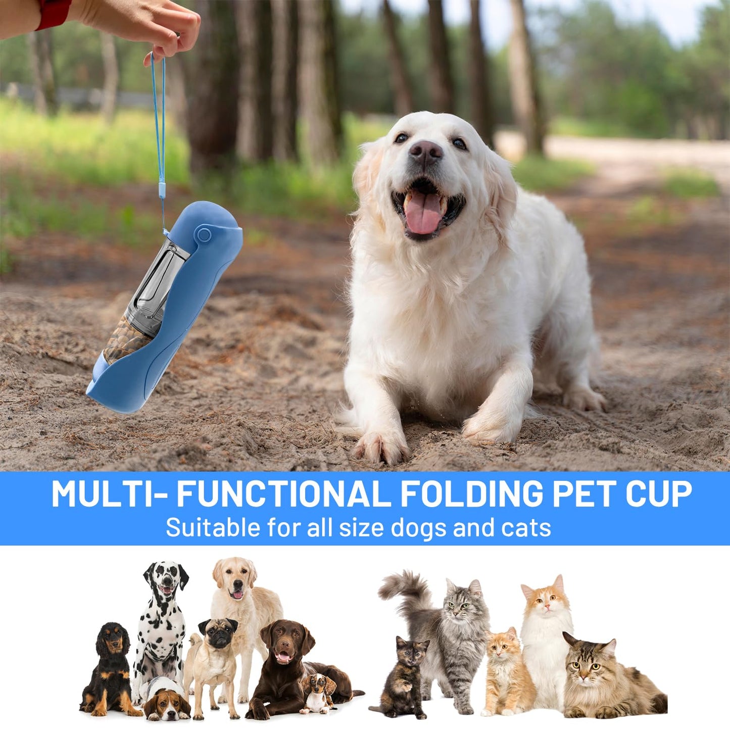 All in One Portable Pet Water Bottles
